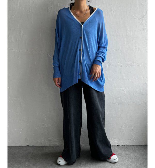 Lbc with Life「RN Vネックミドルカーディガン」|カーディガン|