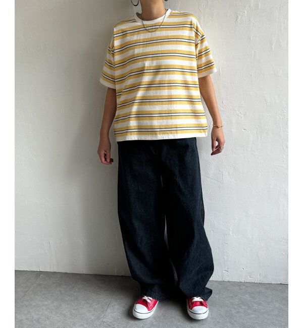 Lbc with Life「マルチボーダーTee」|Tシャツ・カットソー|