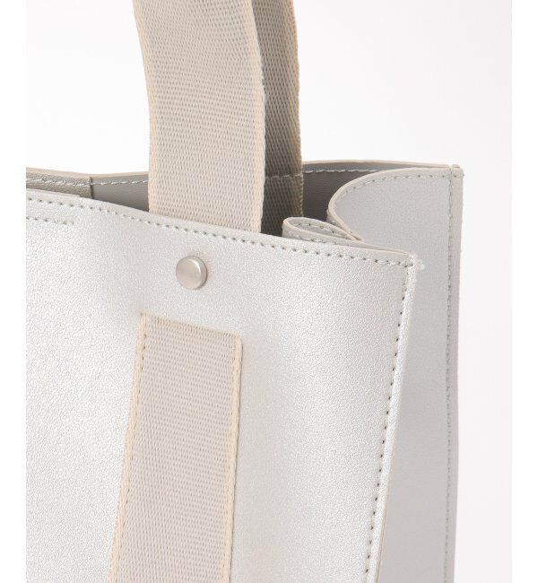 Lbc with Life「合皮テープハンドルミニトートバッグ」|その他|