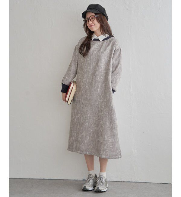 Lbc with Life「ツイーディリブサックワンピース」|ワンピース|