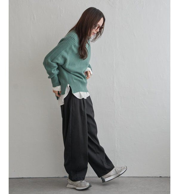 Lbc with Life「ワイドタックカーブパンツ」|その他|