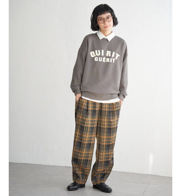 Lbc with Life「ワイドタックカーブパンツ」|その他|