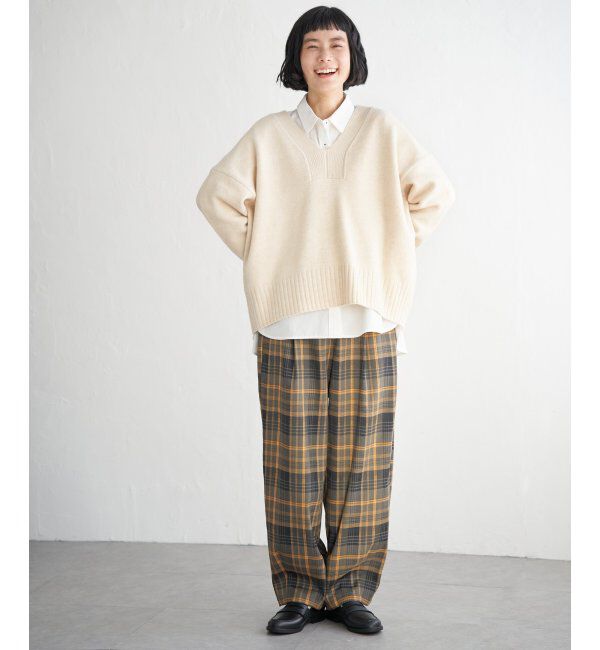 Lbc with Life「ワイドタックカーブパンツ」|その他|