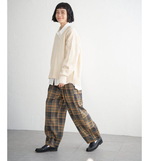 Lbc with Life「ワイドタックカーブパンツ」|その他|