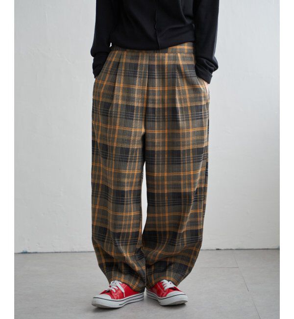 Lbc with Life「ワイドタックカーブパンツ」|その他|