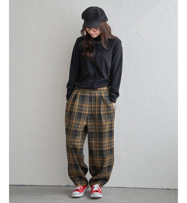 Lbc with Life「ワイドタックカーブパンツ」|その他|