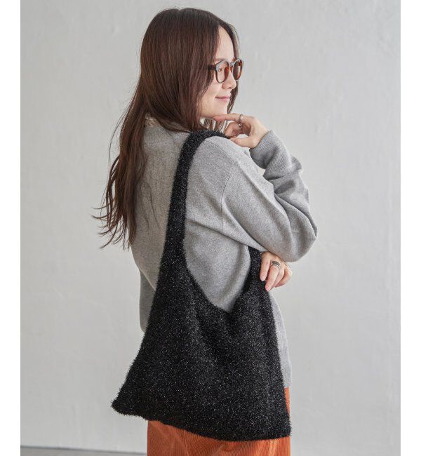 Lbc with Life「ラメシャギーショルダーバッグ」|その他|ブラック