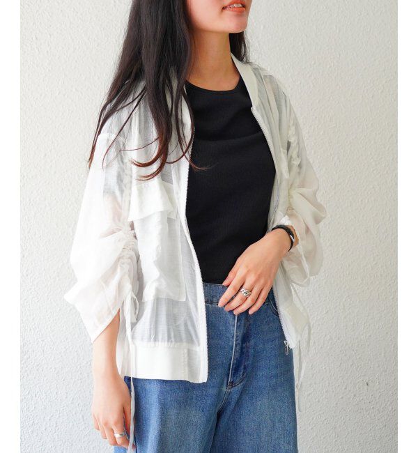 VENCE share style「袖ドロストシアーMA-1」|ブルゾン・スタジャン|