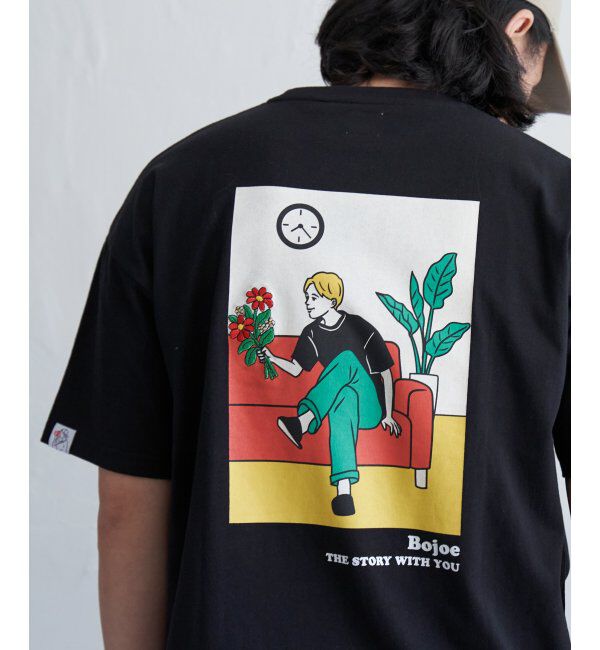 VENCE share style「花束刺繍男子Tシャツ」|Tシャツ・カットソー|