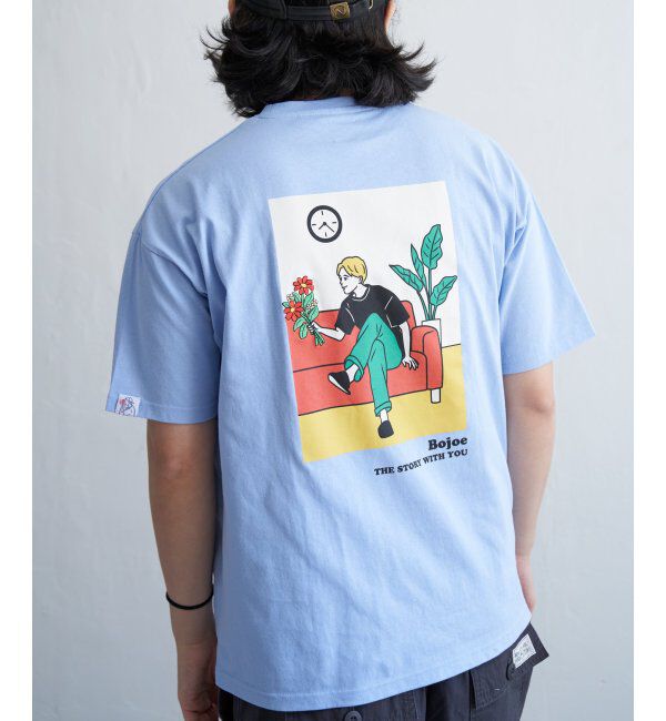 VENCE share style「花束刺繍男子Tシャツ」|Tシャツ・カットソー|