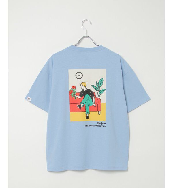 VENCE share style「花束刺繍男子Tシャツ」|Tシャツ・カットソー|