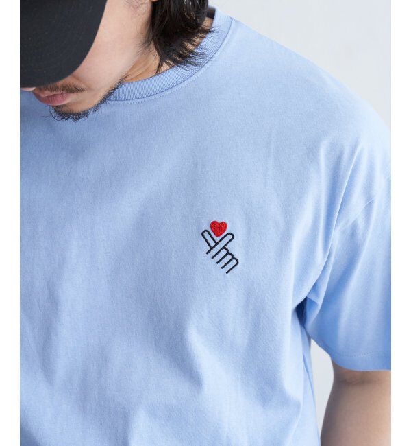 VENCE share style「花束刺繍男子Tシャツ」|Tシャツ・カットソー|