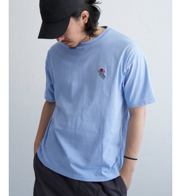 VENCE share style「花束刺繍男子Tシャツ」|Tシャツ・カットソー|