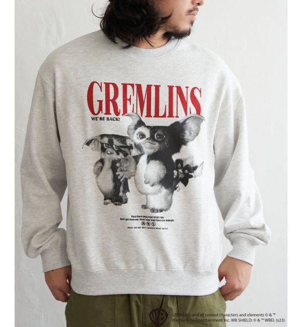 VENCE share style「GREMLINS グレムリン フォトプリントトレーナー」|Tシャツ・カットソー|ライトグレイ