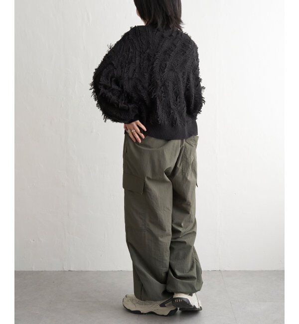 VENCE share style「ミックスフリンジプルオーバー」|ニット・セーター|