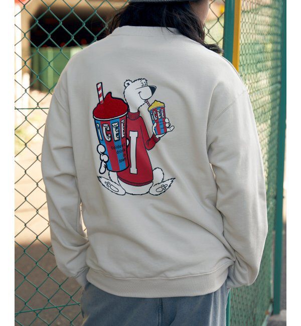 VENCE share style「ICEE サガラ刺繍トレーナー」|スウェット・ジャージ|オフホワイト