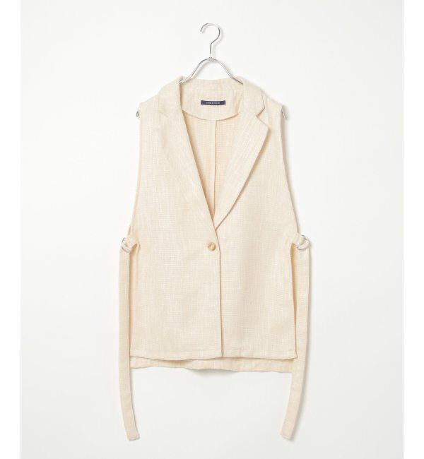 VENCE share style「ツイードサイドベルトベスト」|その他|