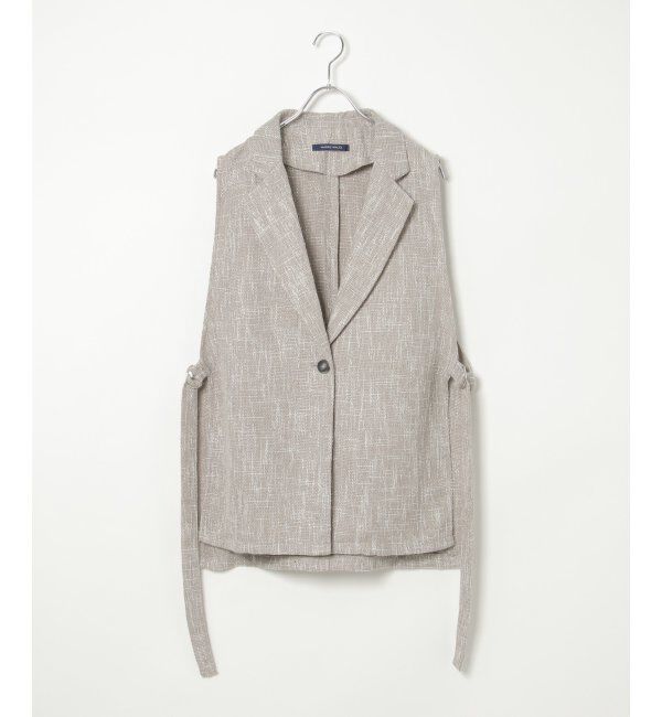 VENCE share style「ツイードサイドベルトベスト」|その他|