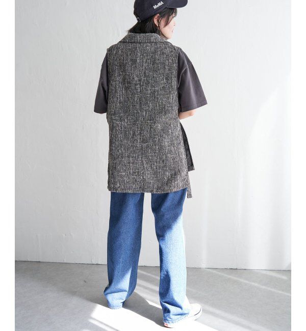 VENCE share style「ツイードサイドベルトベスト」|その他|