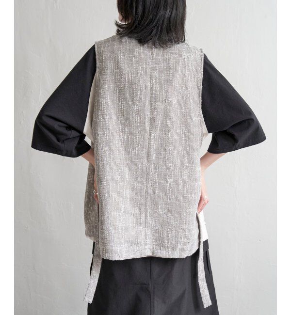 VENCE share style「ツイードサイドベルトベスト」|その他|