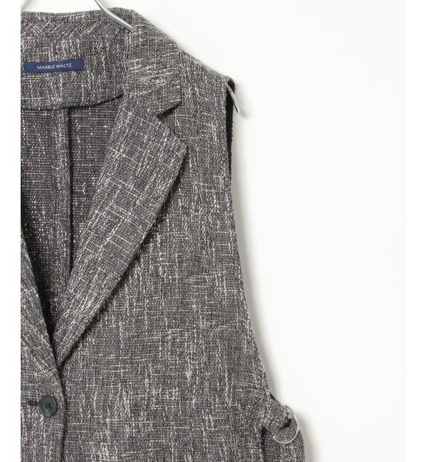 VENCE share style「ツイードサイドベルトベスト」|その他|