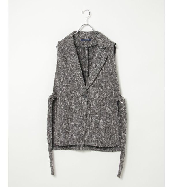 VENCE share style「ツイードサイドベルトベスト」|その他|