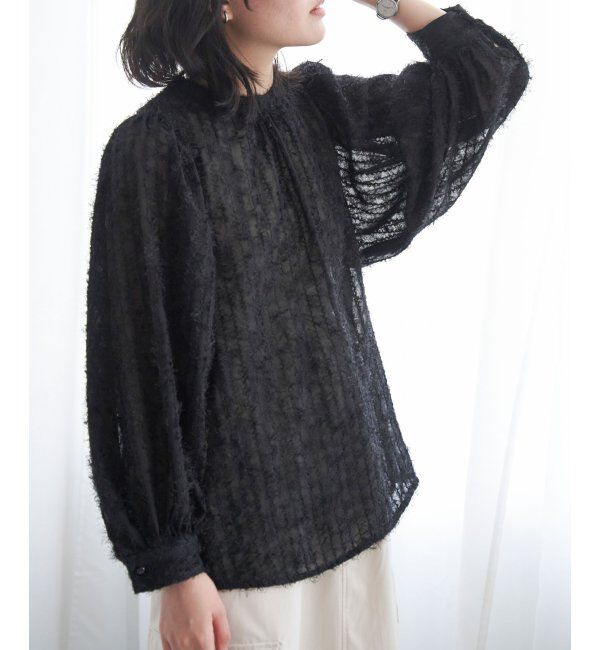 VENCE share style「シアーフリンジブラウス」|シャツ・ブラウス|