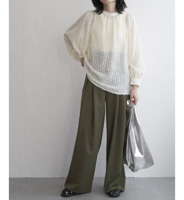 VENCE share style「シアーフリンジブラウス」|シャツ・ブラウス|