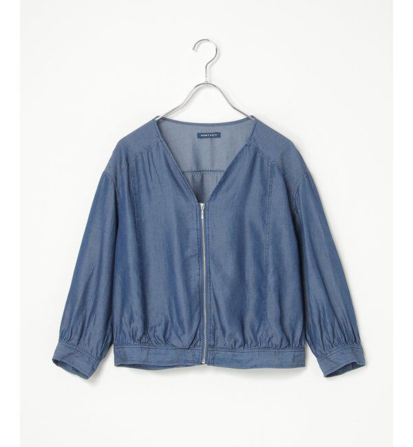 VENCE share style「デニムVネックブルゾン」|その他|