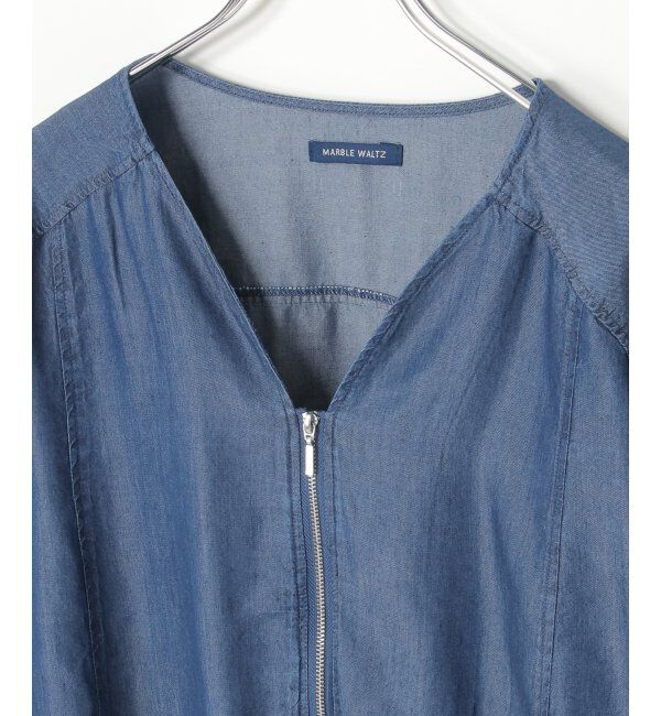 VENCE share style「デニムVネックブルゾン」|その他|