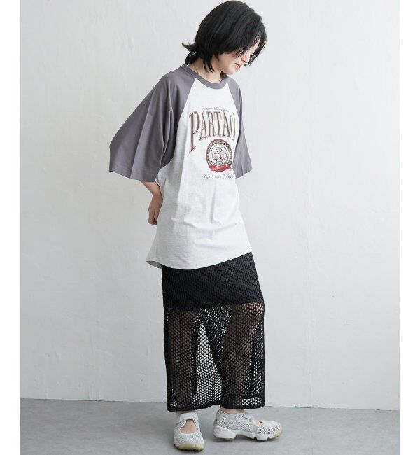 VENCE share style「カレッジ配色ラグランT」|Tシャツ・カットソー|