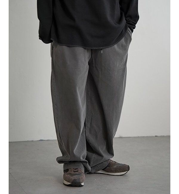 VENCE share style「ピグメントイージーカットパンツ」|その他|ブラック