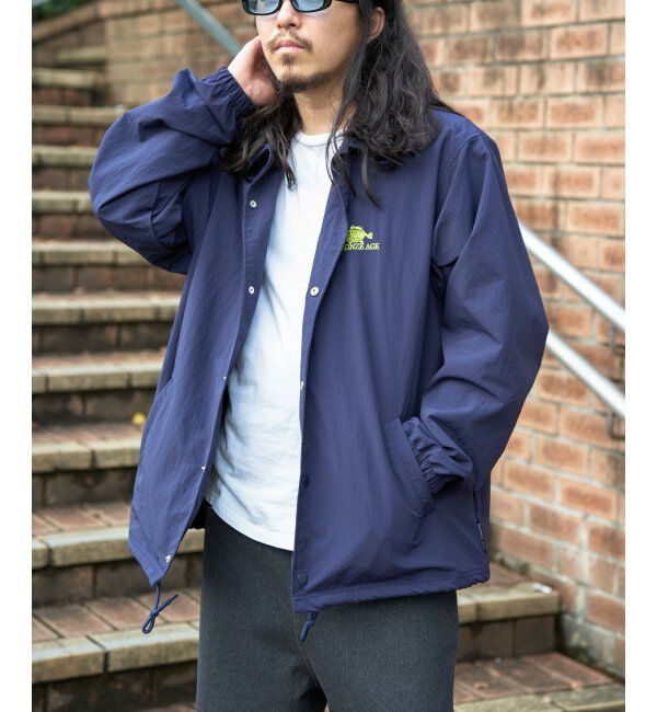 VENCE share style「BRONZE AGE ブロンズエイジ コーチジャケット」|その他|ネイビーブルー
