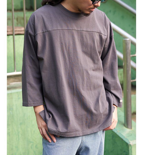 VENCE share style「Goodwear グッドウェア 七分袖フットボールTシャツ」|Tシャツ・カットソー|
