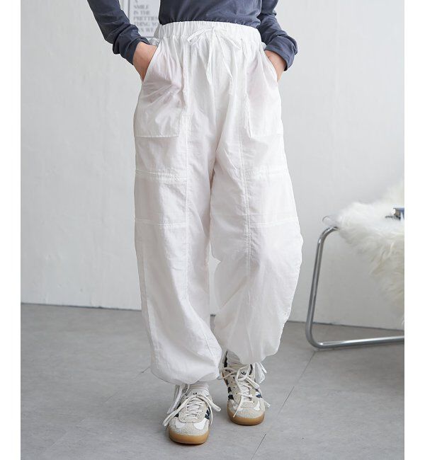 VENCE share style「ナイロン裏起毛スノーパンツ」|その他|オフホワイト