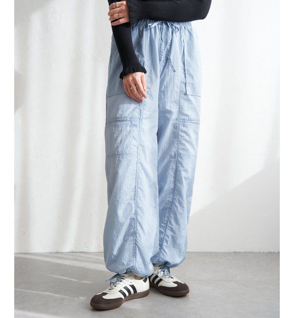 VENCE share style「ナイロン裏起毛スノーパンツ」|その他|サックスブルー