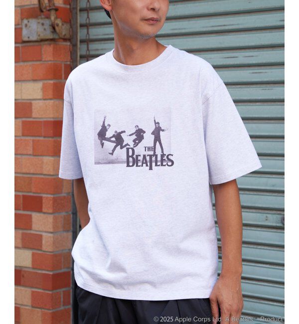 VENCE share style「THE BEATLES ザ ビートルズ tour print Tシャツ」|Tシャツ・カットソー|ライトグレー