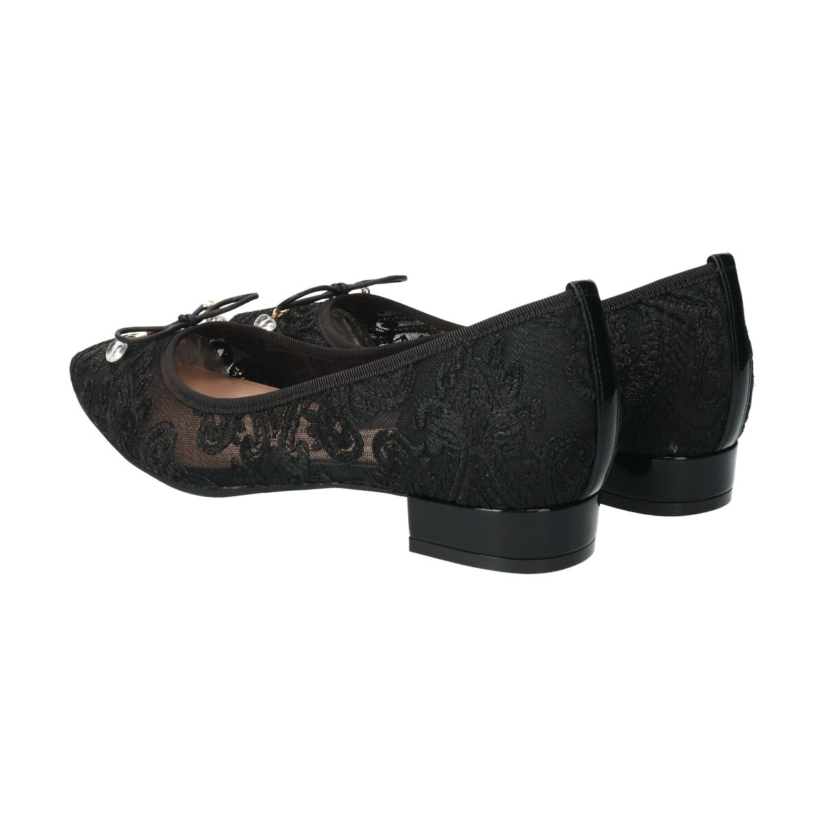 Bridget Birkin「【Bridget Birkin】スクエアレースパンプス」|パンプス|