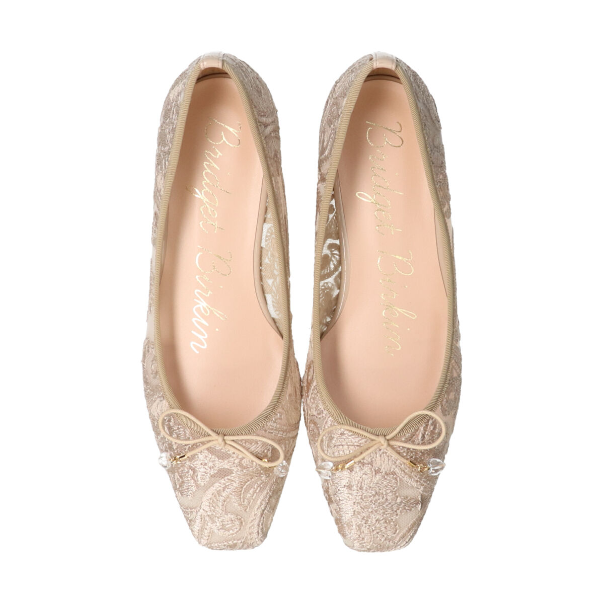 Bridget Birkin「【Bridget Birkin】スクエアレースパンプス」|パンプス|