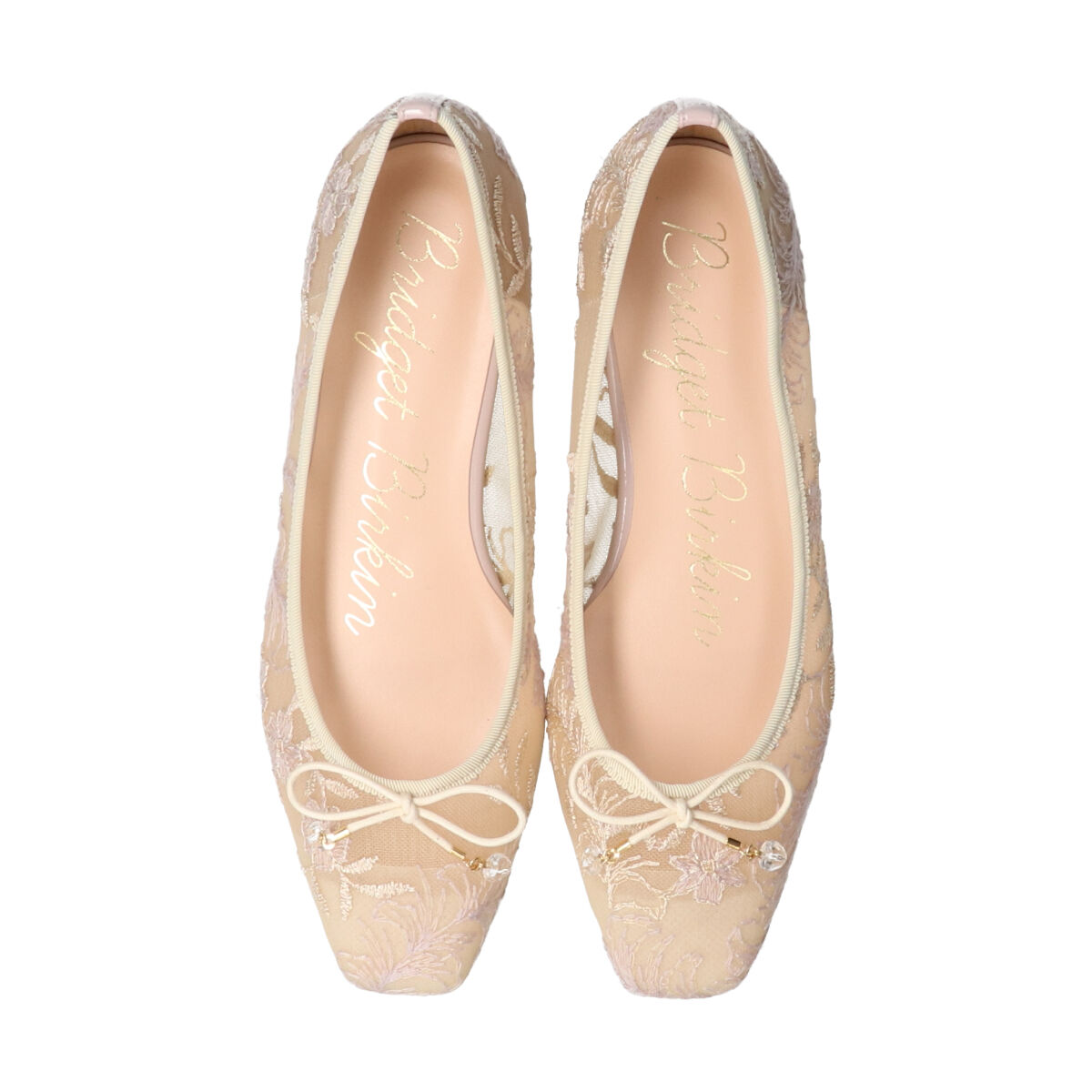 Bridget Birkin「【Bridget Birkin】スクエアレースパンプス」|パンプス|