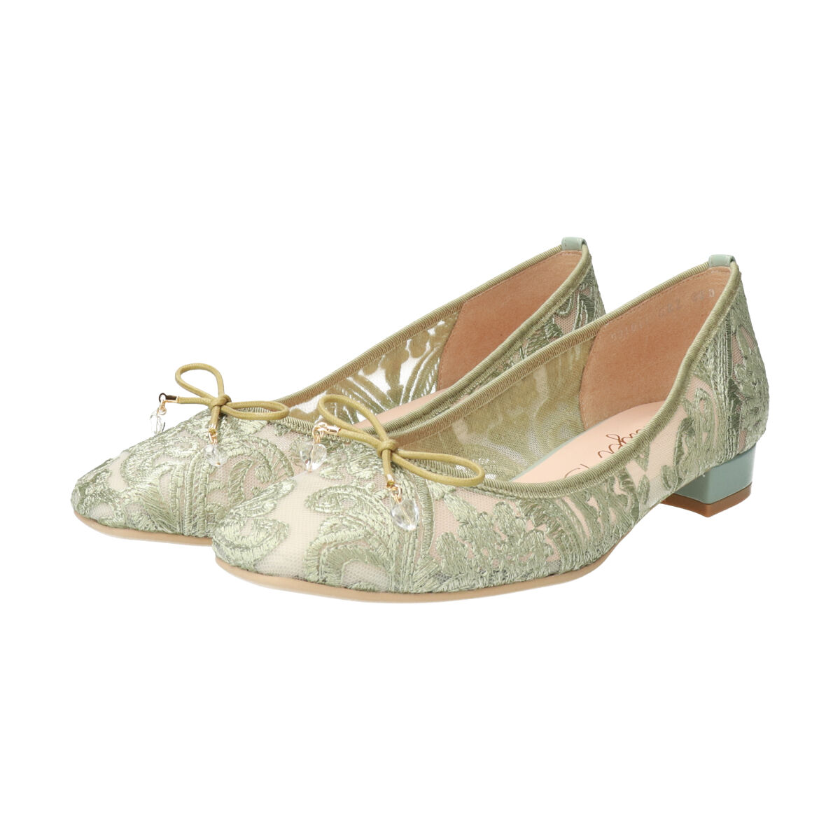 Bridget Birkin「【Bridget Birkin】スクエアレースパンプス」|パンプス|