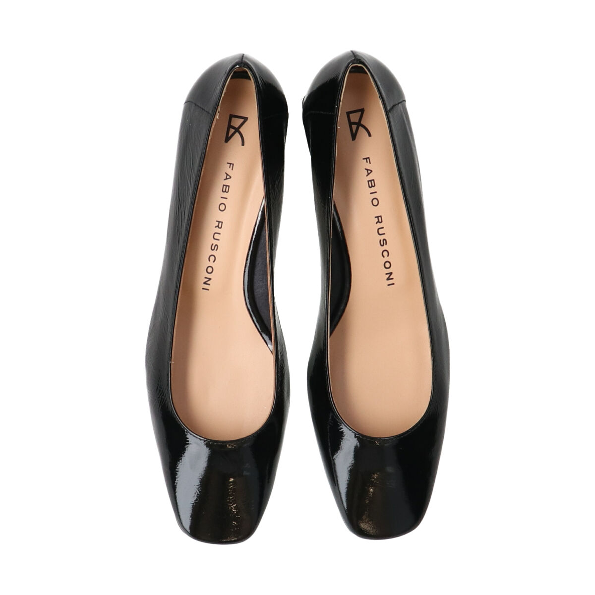 FABIO RUSCONI 「【FABIO RUSCONI】スクエアトウフレアヒールパンプス」|パンプス|