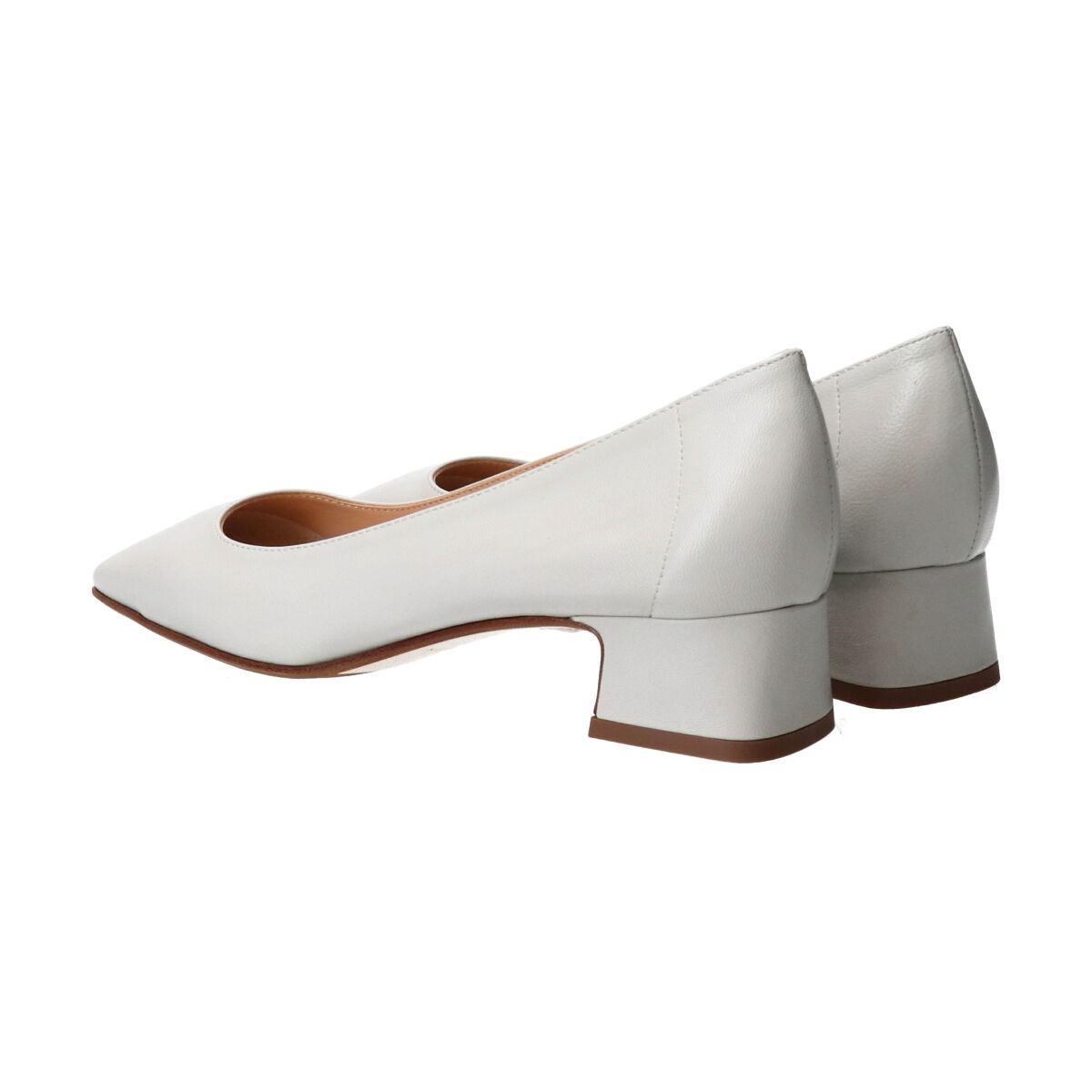 FABIO RUSCONI 「【FABIO RUSCONI】スクエアトウフレアヒールパンプス」|パンプス|