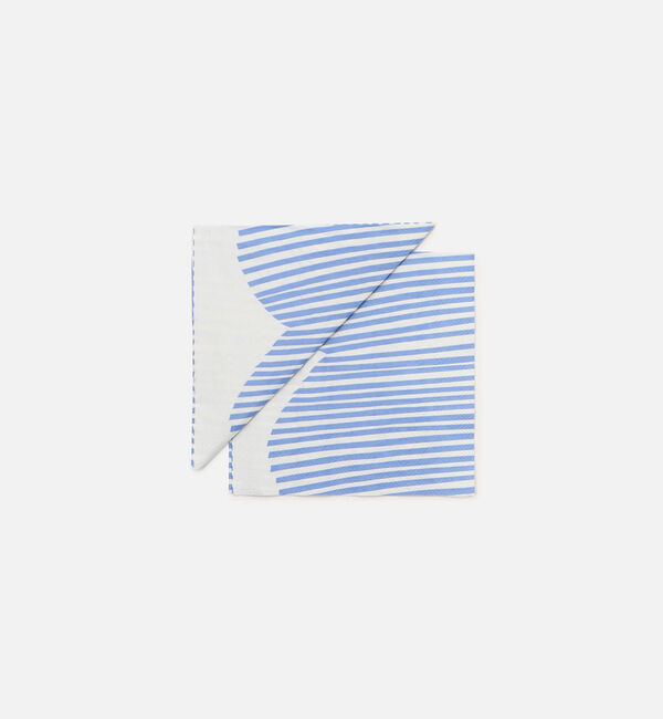 Marimekko「Uimari ランチナプキン33X33」|その他|ﾗｲﾄﾌﾞﾙｰ&times;ﾎﾜｲﾄ