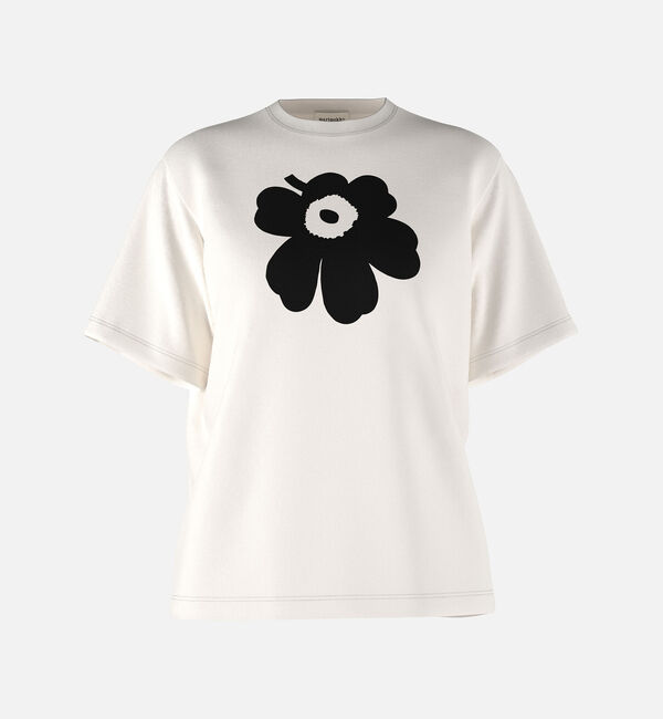 Marimekko「Erna relaxed Unikko placement Tシャツ」|シャツ・ブラウス|