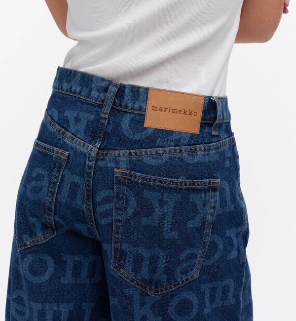Marimekko「Maridenim Loose Logo S ジーンズ」|チノ|