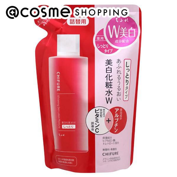  「ちふれ 美白化粧水 W しっとりタイプ 詰替え用 (180ml)」|化粧水|その他