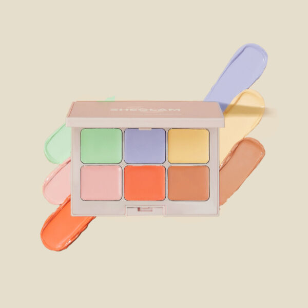  「SHEGLAM マルチフィックスコンシーラー＆カラーコレクター マカロン (9g)」|ファンデーション|