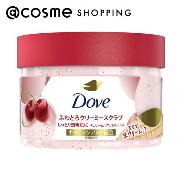 ダヴ「ダヴ ふわとろクリーミースクラブ チェリー＆アプリコットミルク チェリー&アプリコットミルク (298g)」|マッサージ・ボディスクラブ|その他