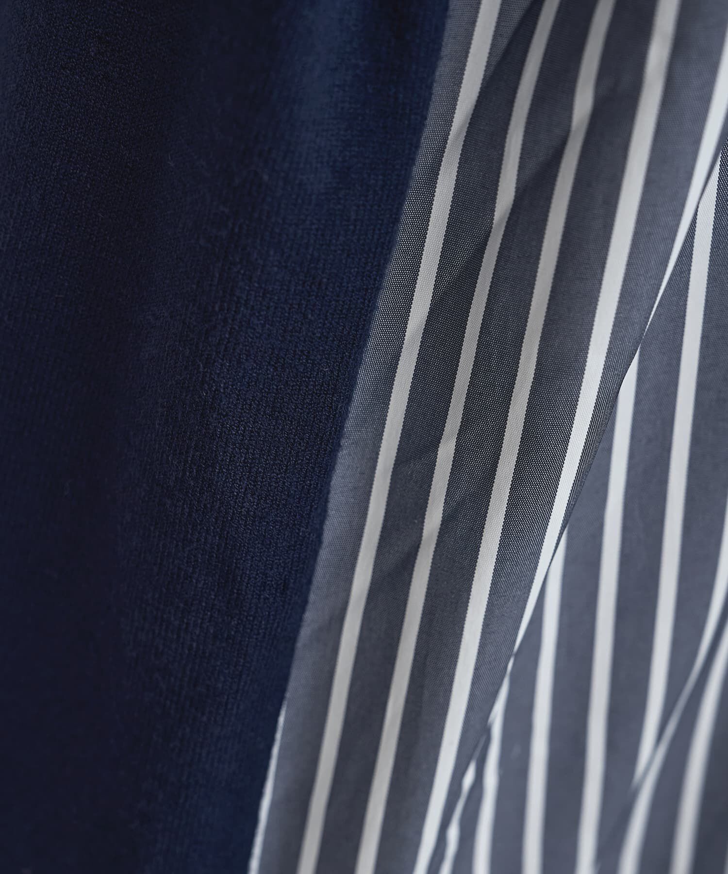 STYLE DELI「スムースハイゲージシャツ生地コンビワンピース」|ワンピース|